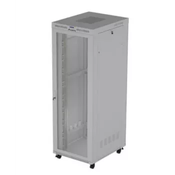 19 collu statīva skapis LANBERG FF01-8047-23SL 47U 800x1200 mm pelēks ar perforētām durvīm