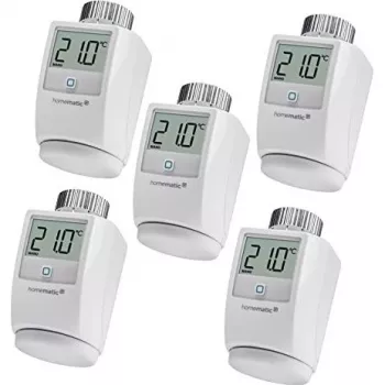 Radiatora termostats eQ-3 Homematic IP HKT 5er Set — viedais radiatora vārstu komplekts, 5 ierīces