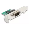 DeLOCK 90892 seriālais pārveidotājs/atkārtotājs/izolators USB 2.0 RS-232 Zaļš Nerūsējošais tērauds