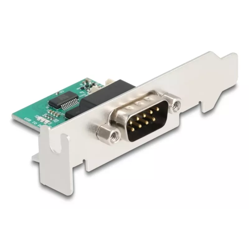 DeLOCK 90892 seriālais pārveidotājs/atkārtotājs/izolators USB 2.0 RS-232 Zaļš Nerūsējošais tērauds