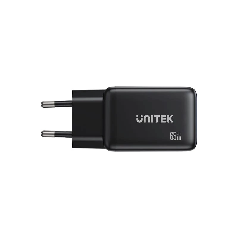 Unitek sienas lādētājs GAN 65W ar 2x USB-C un 1x USB-A, Power Delivery 3.0