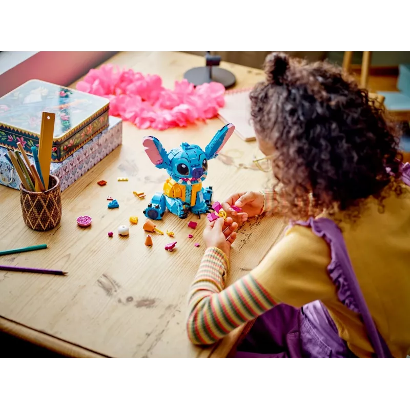LEGO | Disney Stitch būvējams bērnu rotaļu komplekts ar saldējuma konusu 43249