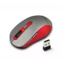 Bezvadu optiskā pele ESPERANZA EM131R 2.4 GHz, 1600 DPI, piemērota abām rokām, nano USB uztvērējs, 6 pogas, pelēka