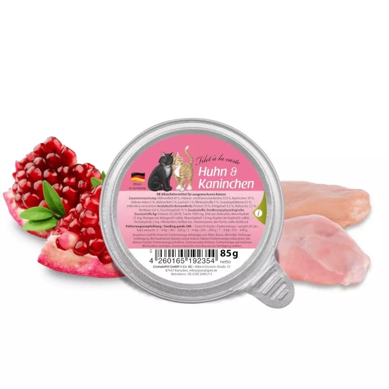 GRANATAPET Filet á la carte Vistas gaļa ar truša gaļu - mitrā kaķu barība - 85g