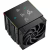 Gaisa dzesētājs DeepCool AK620 Digital PRO — 120 mm ventilators, 1750 RPM, 25 dB, 12 V, piemērots LGA1700/AM5, melns