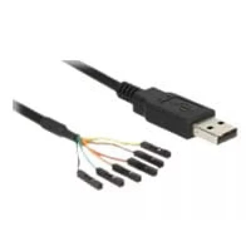 DeLOCK USB kabelis 1,8 m USB2.0-A/TTL 6 kontaktu melns