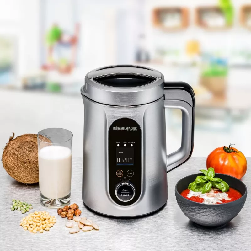 Zupu un augu dzērienu pagatavošanas ierīce Rommelsbacher SVD 1400, 1,3 l, 1400 W, sudraba krāsā, plastmasas korpuss