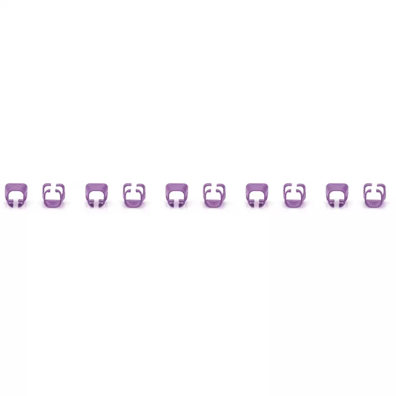 Krāsu kodu klips Digitus Color clips komutācijas kabelim A-CC-VI PVC violets