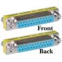 Microconnect MOD25F25F kabeļa dzimuma mainītājs DB25 zils