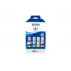 Oriģināls Epson EcoTank tintes pudeļu 4 krāsu komplekts — Melna 127 ml, Ciāna/Fuksīna/Dzeltena 210 ml (C13T03V64A)