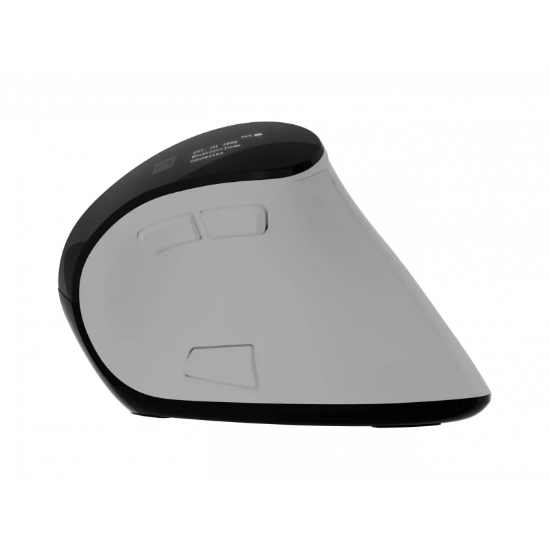 Bezvadu vertikālā pele NATEC Euphoniе Pro Bluetooth 5.0, 4000 DPI, Programmējama, Klusa, Balta