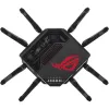 ASUS ROG Rapture GT-BE98 bezvadu maršrutētājs 10 Gigabit Ethernet četru joslu (2.4 GHz / 5 GHz-1 / 5 GHz-2 / 6 GHz) Melns