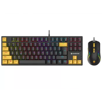 Tracer HORNET 87 tastatūra ar peli Gaming USB QWERTY angļu melna, dzeltena