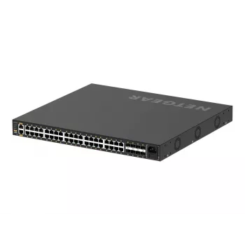 NETGEAR GSM4248P-100EUS tīkla komutators Pārvaldīts L2/L3/L4 Gigabit Ethernet (10/100/1000) Power over Ethernet (PoE) Melns