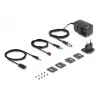 AV raidītāja un uztvērēja komplekts DELOCK 65955 — Cat6/Cat6a HDMI paplašinātājs, līdz 3840×2160, vadu, Micro-USB B barošana