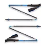 Pārgājienu nūjas Melns Diamond Distance Carbon Z, salokāms oglekļa kāts, 120 cm, 280 g, 3 segmenti