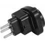 Strāvas kontaktdakšas adapteris Omnitronic 30236262 EU uz CH 10A ES ierīču pievienošanai Šveices rozetēm