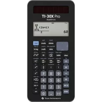 Zinātniskais kalkulators Texas Instruments TI-30X Pro MathPrint (modelis 30XPROMP/TBL/2E5) ar MathPrint displeju