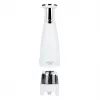 Burr sāls un piparu dzirnaviņu komplekts Adler AD 4449W Steel balta, keramiskas dzirnakmeņi, 150 ml, USB-C uzlādējams