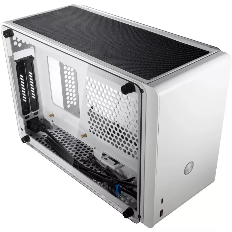 RAIJINTEK Ophion Mini-ITX korpuss, rūdīts stikls - balts - Korpuss - Mini-ITX