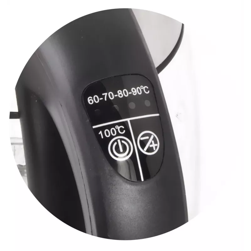 Esperanza EKK026 elektriskā tējkanna 1,7 L 2200 W Melna, Caurspīdīga