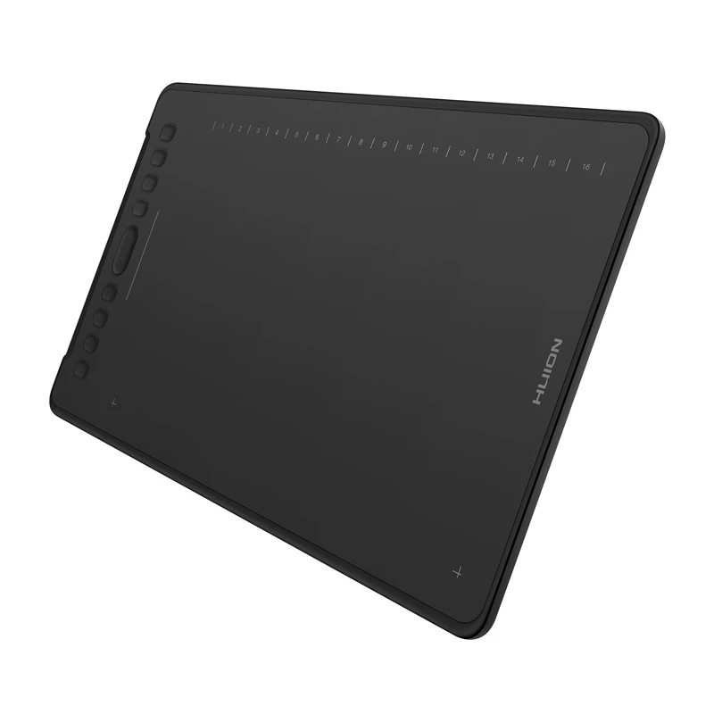 HUION H1161 grafiskais planšetdators 5080 lpi 279.4 x 174.6 mm USB Melns