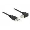 USB vads DeLOCK 0,5m USB 2.0-A USB 2.0-B Melns