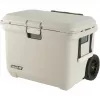 Coleman Pro 55QT dzesētājs ar riteņiem, balts, 52 L, 120 h