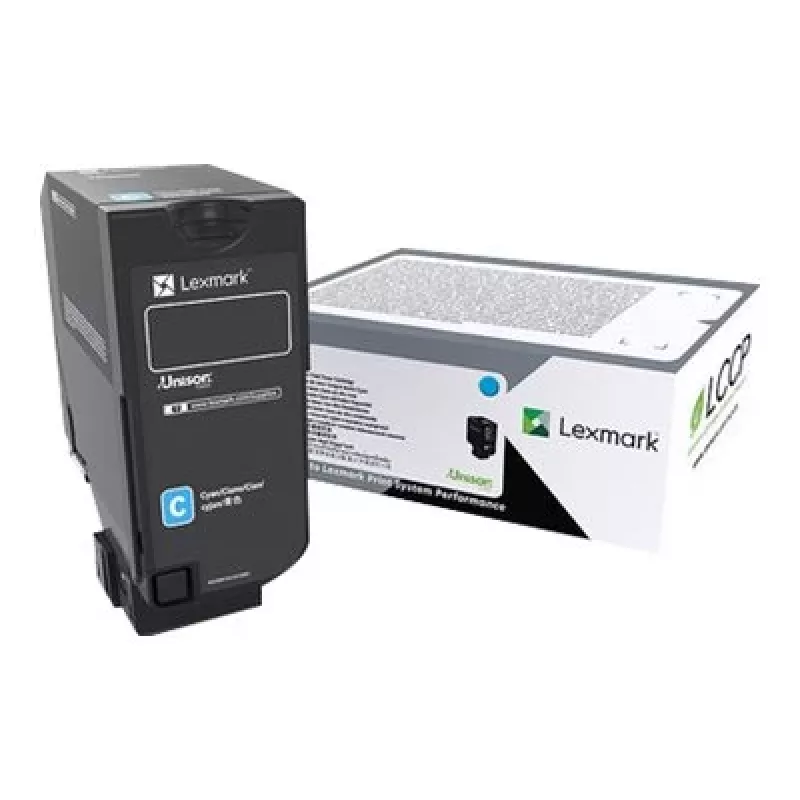 tonera kasete Lexmark CS720 Standard Yield 2500 lapas ciāna