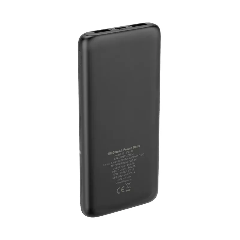 Pārnēsājams ārējais akumulators Tellur TLL158481 10000mAh