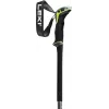 Nūjošanas nūjas Leki Guide 2 — alumīnijs, maksimālais garums 150 cm, svars 271 g, Lock Security Strap neilons, kāta Ø1.6 cm, melnas