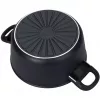 Katls BALLARINI 75002-920-0 apaļš melns alumīnija 20 cm