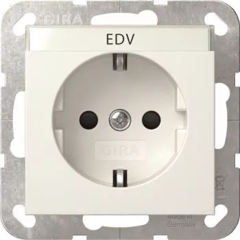 Schuko ligzda Gira System 55 Re 446203, padziļinājumā montējama, ar zemējumu