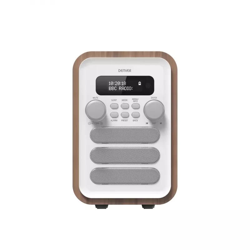 Denver DAB-48balta personīgais radio
