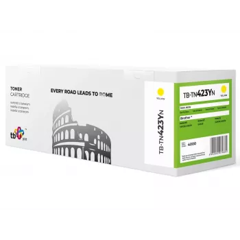 Toner paredzēta Brother TN423 Y TB-TN423YN dzeltena 100% jauna