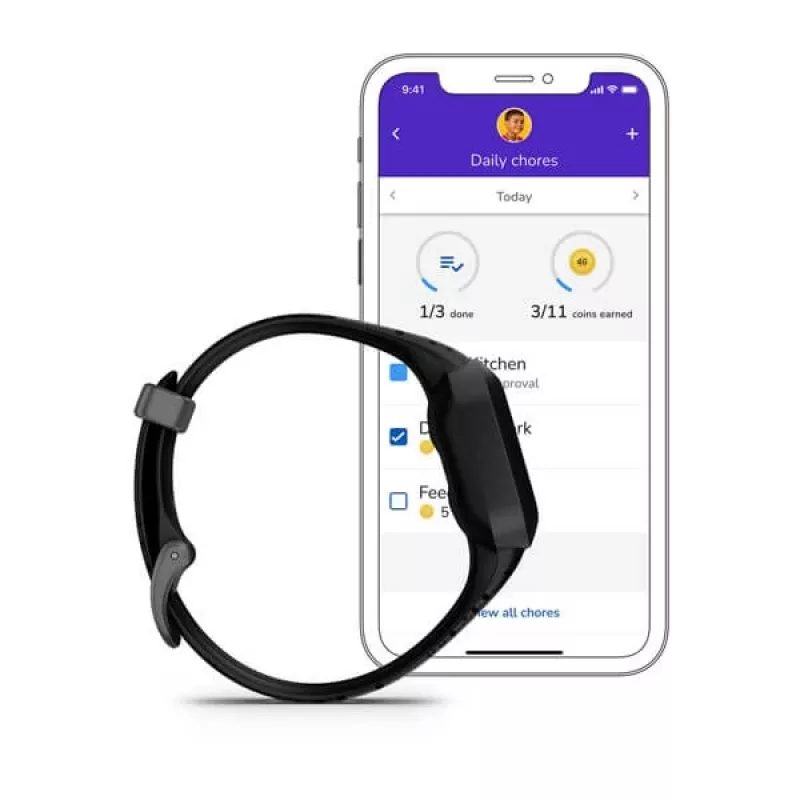 Garmin Vivofit Jr. 3 MIP aproces aktivitātes izsekotājs 1,4 cm (0,55 inch) Melns