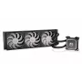 Universāls šķidruma dzesētājs ENDORFY Navis F360 ARGB melns — 360 mm radiators, 3x 120×25 mm ventilatori, 250–1800 apgr./min, sūknis 1600–2600 apgr./min, atbalsta LGA 1700/AM5/AM4