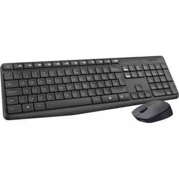 Logitech MK235 - Tastatūras un peles komplekts - Bezvadu