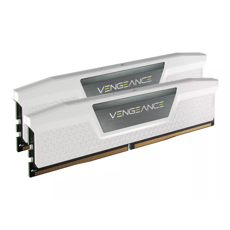 CORSAIR VENGEANCE 32GB 2x16GB DDR5 6000MT/s DIMM Unbuffered 36-44-44-96 Std PMIC XMP 3.0 balta Heatspreader Melns PCB 1.4V