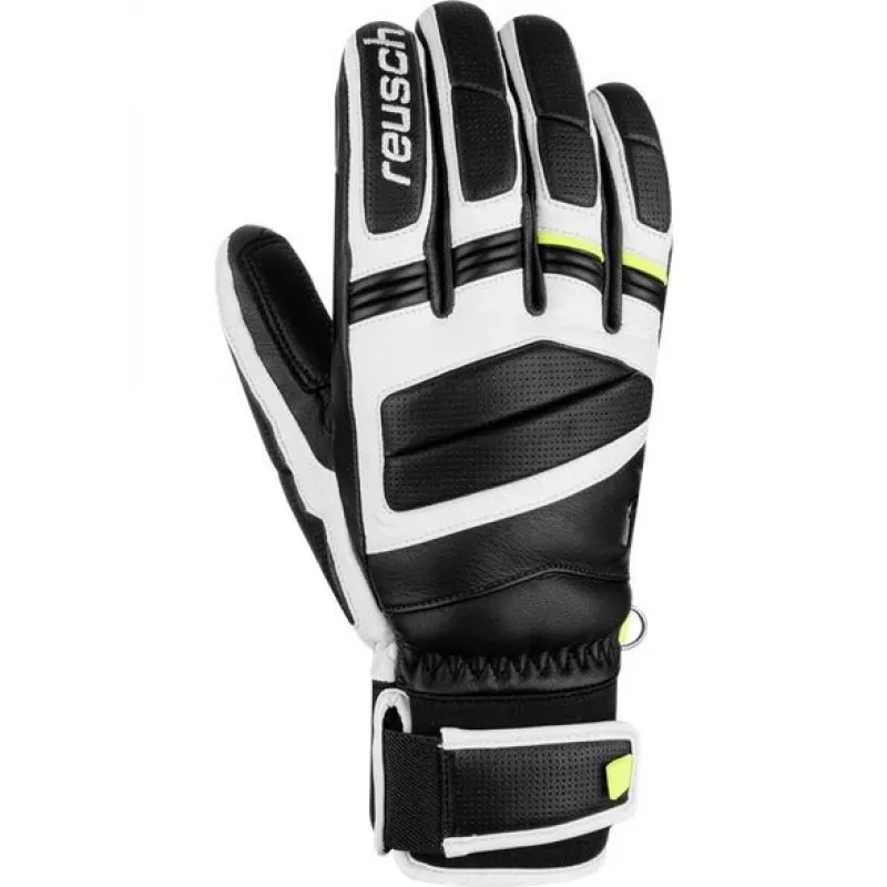 REUSCH MASTER PRO cimdi 9. izmērs melns, balts un dzeltens