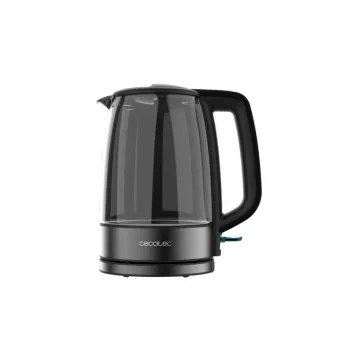 Cecotec ThermoSense 340 Clear elektriskā tējkanna, 2200 W, 1,7 l, rotējošs pamats, caurspīdīga