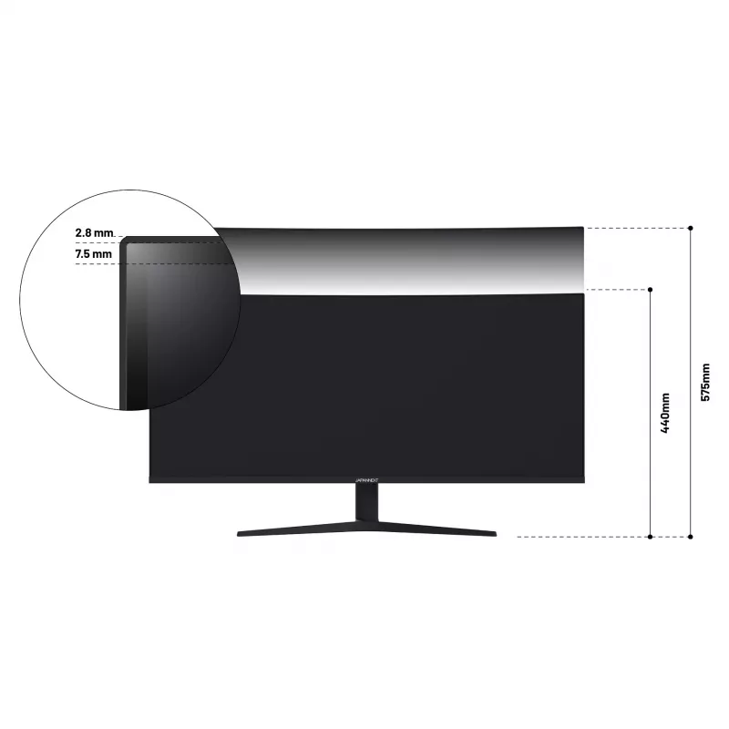 JAPANNEXT JN-IPS375UWQHD+75F-C65W-HS izliekts UWQHD+
