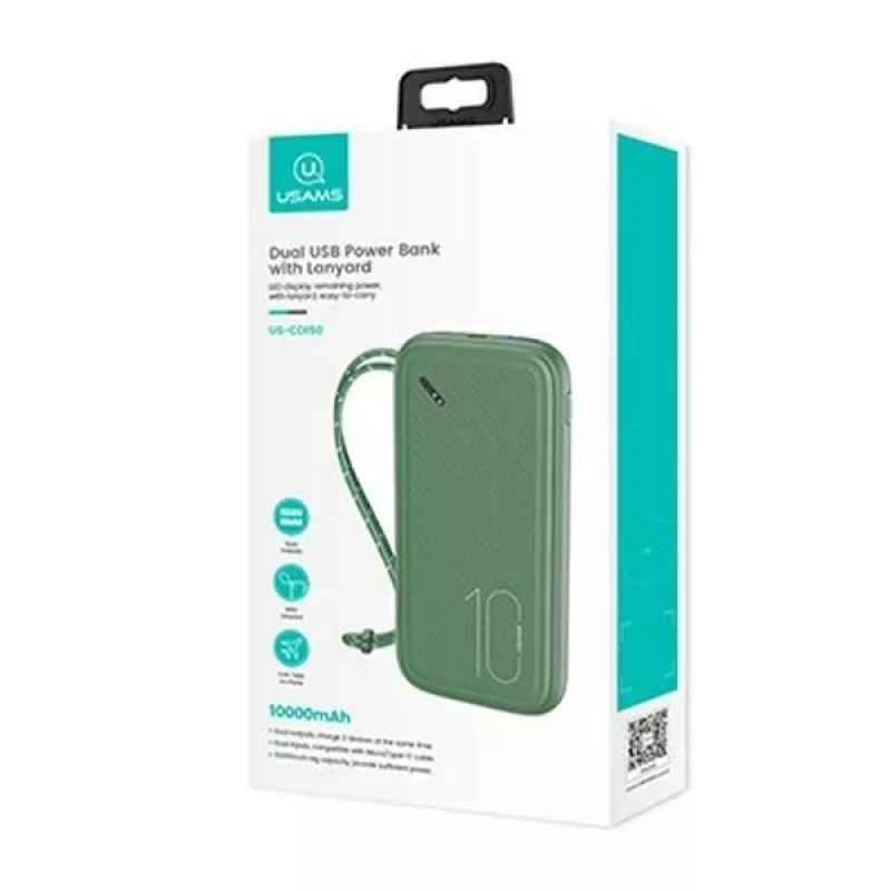 Pārnēsājams ārējais akumulators USAMS PB56 10000mAh