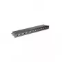 Patch Panel ROLINE Cat.6/Class E 19 inch 24 Ports STP Melns