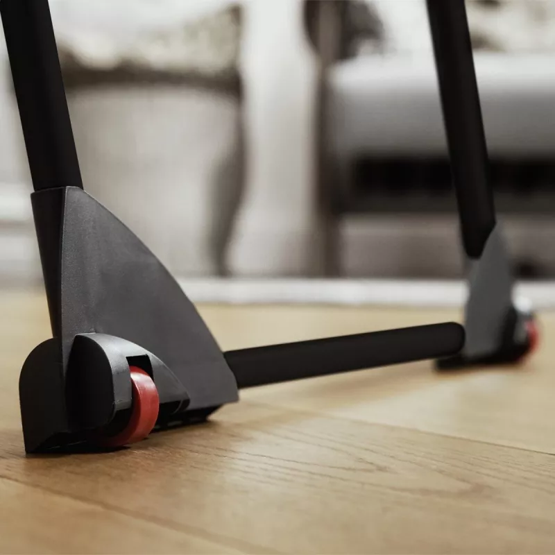 Veļas žāvētājs VILEDA Infinity Flex Ultimate Teleskopisks — melns, pārklāts alumīnijs, 30 m žāvēšanas telpas, salokāms, ritentiņi