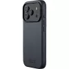 Mujjo Full Leather Case MagSafe vāciņš priekš iPhone 17 Pro pelēka
