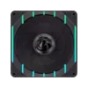 GAMEMAX TORNADO T14 ARGB-R 140mm korpusa ventilators - melns