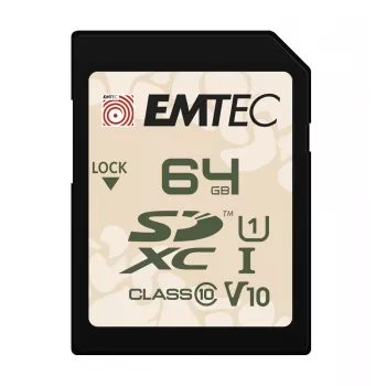 Zibatmiņa Emtec 64GB UHS-I SDHC V30/V10 Outdoor