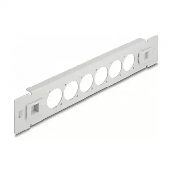 Plāksteru panelis DeLOCK 10 collu D-Type 6 portu bezinstrumentu pelēks