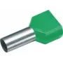 Cimco 187727 dubultuzmava 6 mm² daļēji izolēta zaļa 100 gab. (187727)